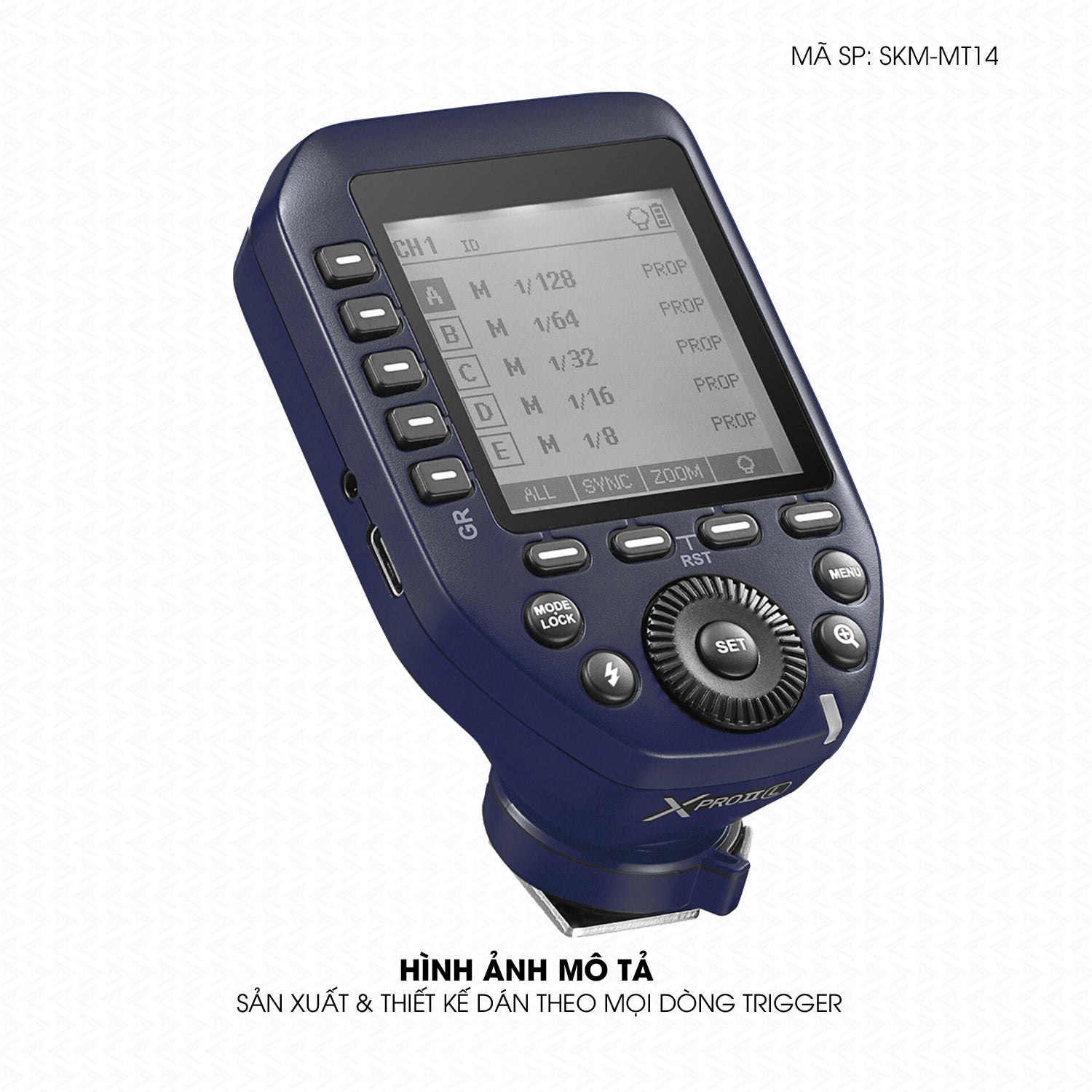Dán Skin Trigger Máy Ảnh Đổi Màu Xanh Navy | SKM-MT14