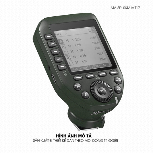 Dán Skin Trigger Máy Ảnh Đổi Màu Xanh Rêu | SKM-MT17
