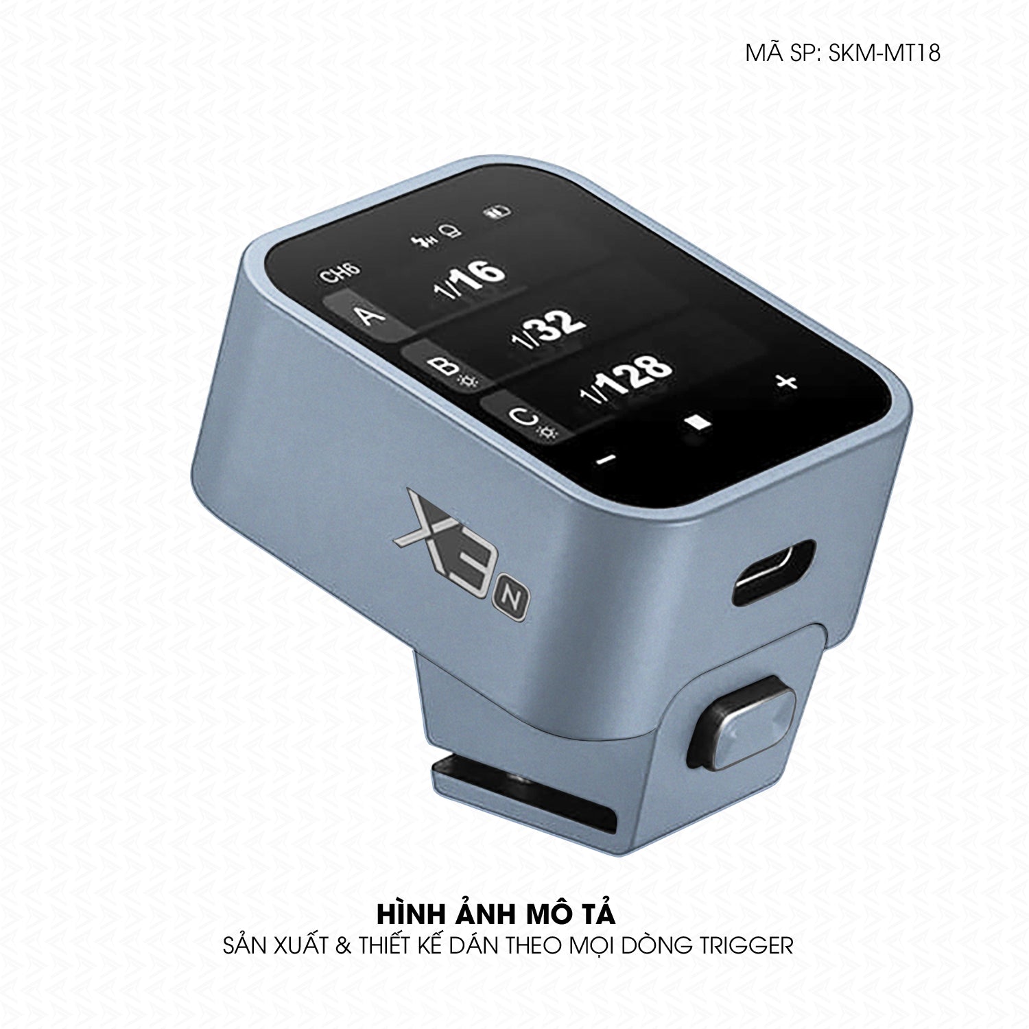 Dán Skin Trigger Máy Ảnh Đổi Màu Xanh Sierra | SKM-MT18