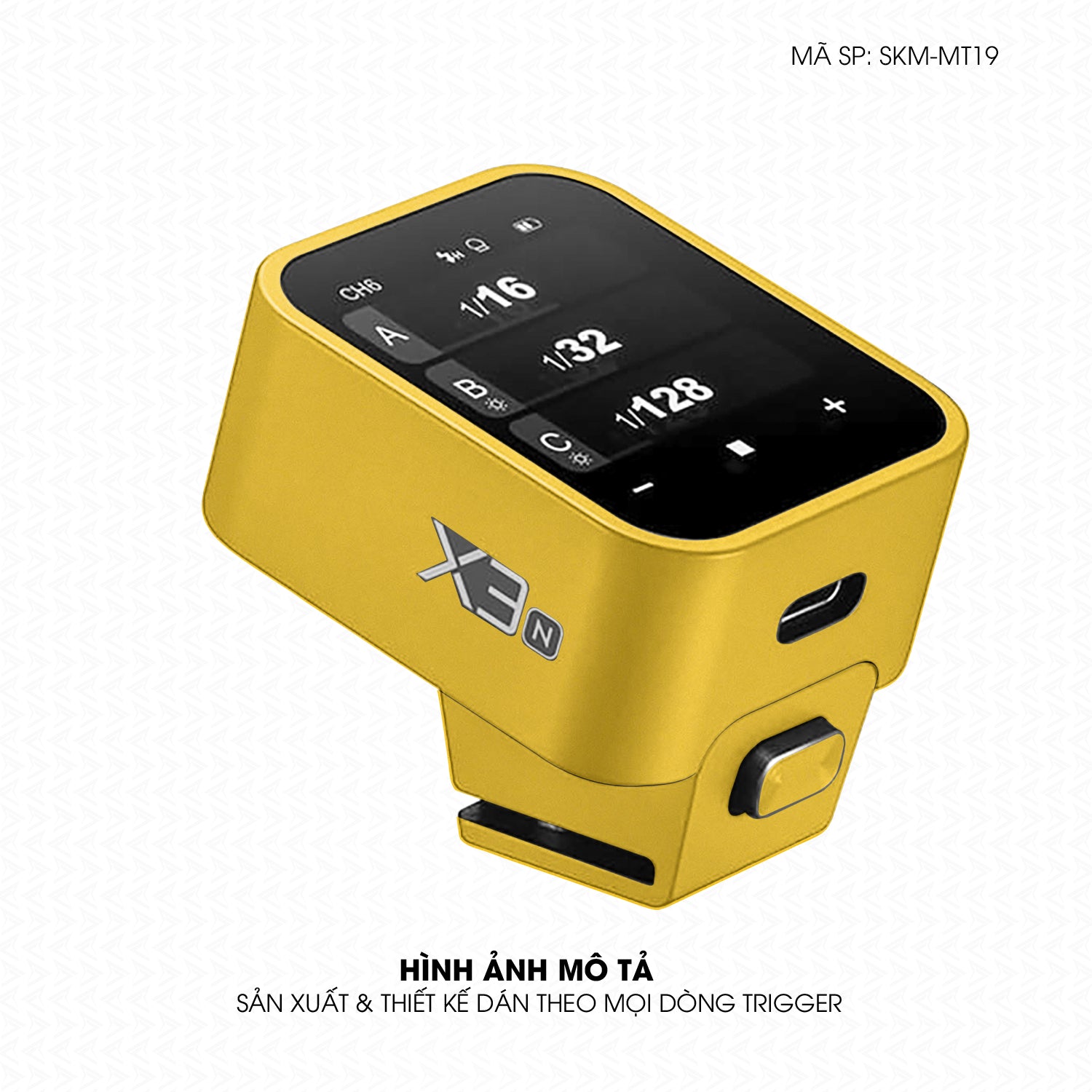 Dán Skin Trigger Máy Ảnh Đổi Màu Vàng | SKM-MT19
