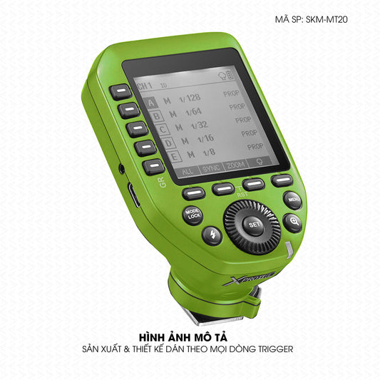 Dán Skin Trigger Máy Ảnh Đổi Màu Xanh Nõn | SKM-MT20