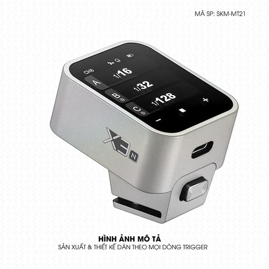Dán Skin Trigger Máy Ảnh Đổi Màu Bạc Chuyển Sắc | SKM-MT21