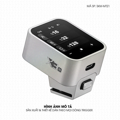 Dán Skin Trigger Máy Ảnh Đổi Màu Bạc Chuyển Sắc | SKM-MT21