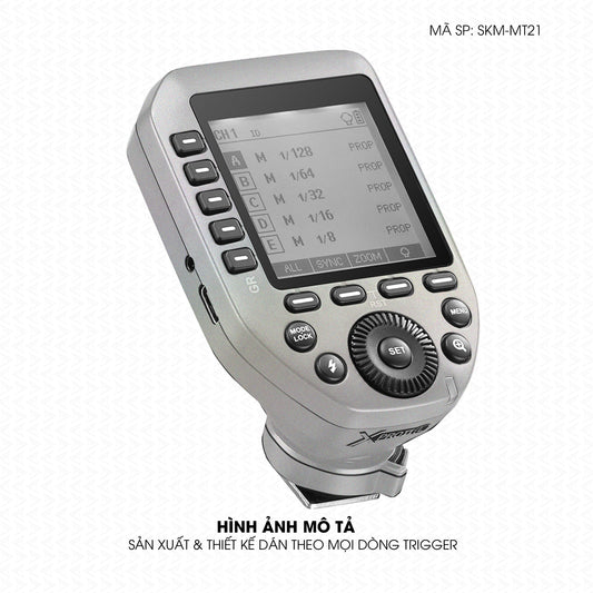 Dán Skin Trigger Máy Ảnh Đổi Màu Bạc Chuyển Sắc | SKM-MT21