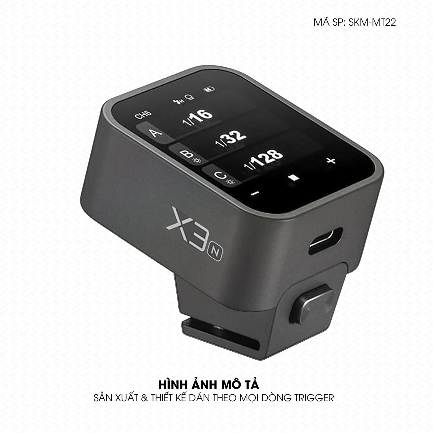 Dán Skin Trigger Máy Ảnh Đổi Màu Đen Ánh Cầu Vồng | SKM-MT22
