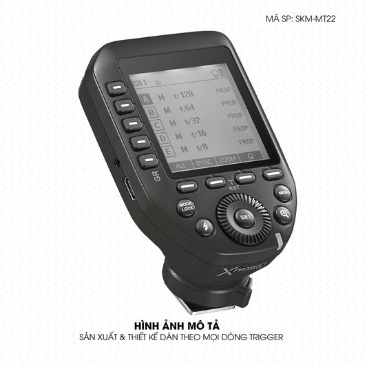 Dán Skin Trigger Máy Ảnh Đổi Màu Đen Ánh Cầu Vồng | SKM-MT22