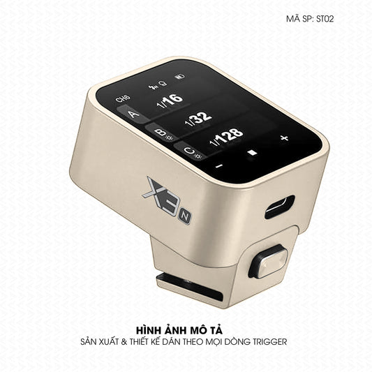 Dán Skin Trigger Máy Ảnh Đổi Màu Khakhi Milan | ST02
