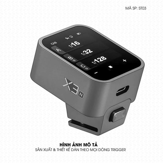 Dán Skin Trigger Máy Ảnh Đổi Màu Xám | ST03