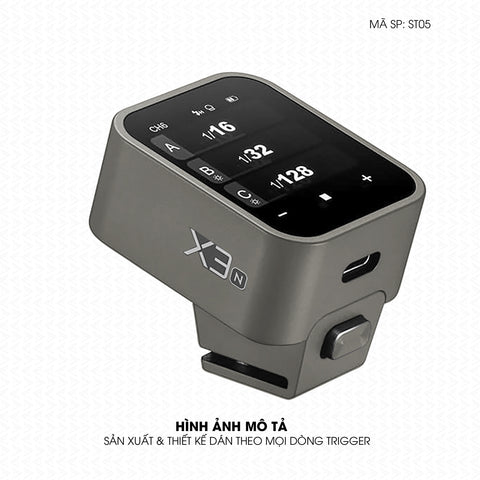 Dán Skin Trigger Máy Ảnh Đổi Màu Titan Xám | ST05