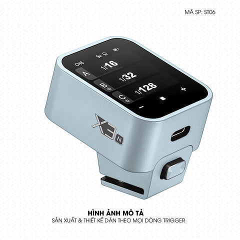 Dán Skin Trigger Máy Ảnh Đổi Màu Xanh Baby | ST06