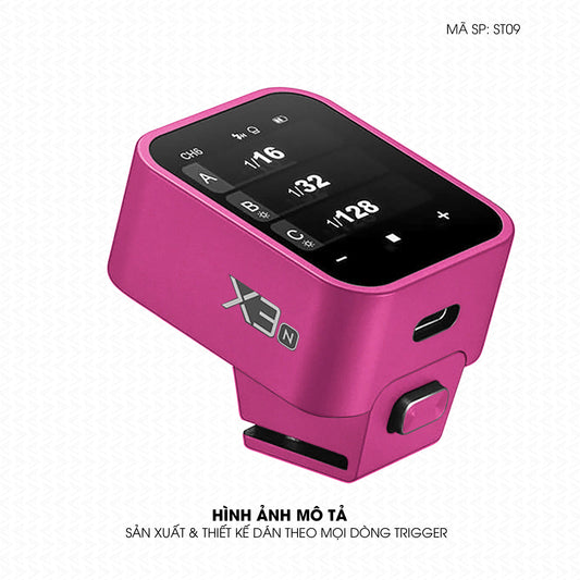 Dán Skin Trigger Máy Ảnh Đổi Màu Hồng Đậm | ST09