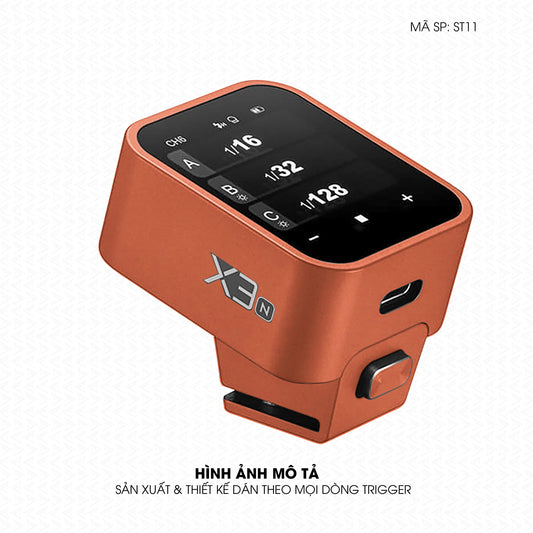Dán Skin Trigger Máy Ảnh Đổi Màu Cam Gạch | ST11