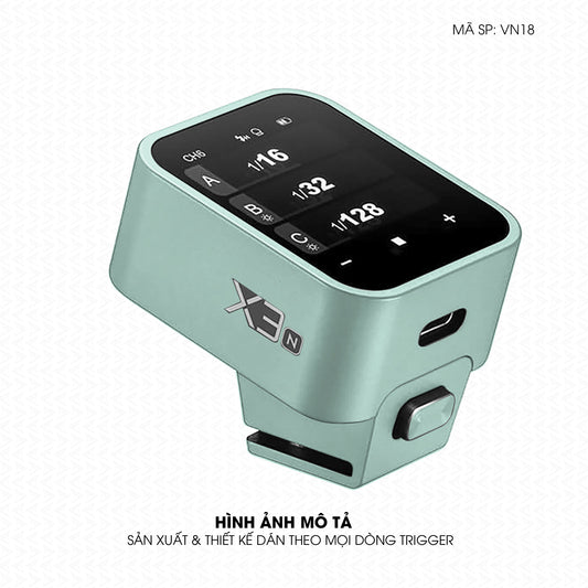 Dán Skin Trigger Máy Ảnh Đổi Màu Xanh Mint | VN18