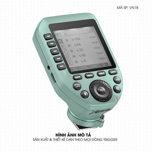 Dán Skin Trigger Máy Ảnh Đổi Màu Xanh Mint | VN18