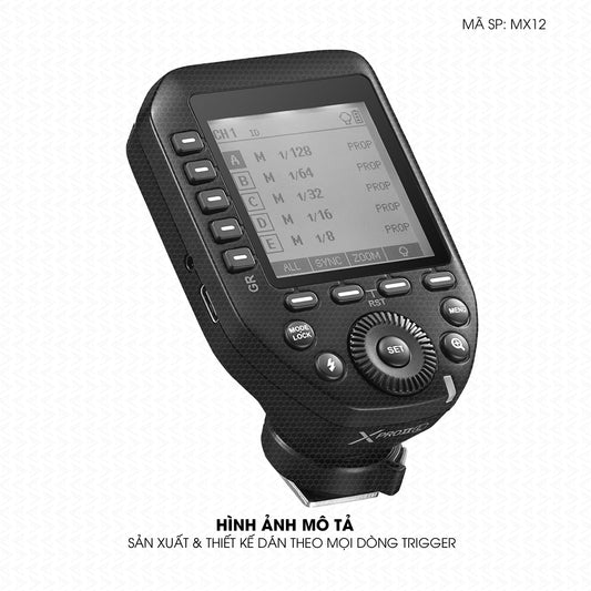 Dán Skin Trigger Máy Ảnh Canon Vân Matrix | MX12