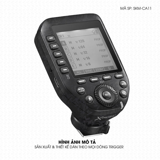 Dán Skin Trigger Máy Ảnh Vân Carbon Forget | SKM-CA11