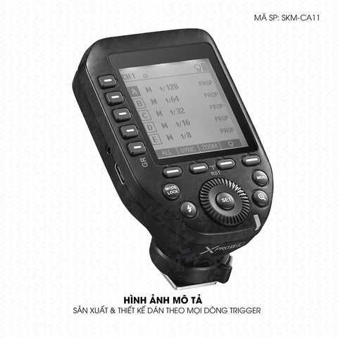 Dán Skin Trigger Máy Ảnh Vân Carbon Forget | SKM-CA11