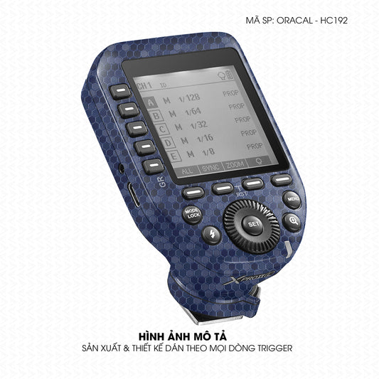 Dán Skin Trigger Máy Ảnh Vân Tổ Ong Xanh | ORACAL-HC192