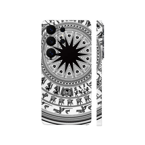 Dán Skin Galaxy S26 Series Hình Trống Đồng 02 Trắng