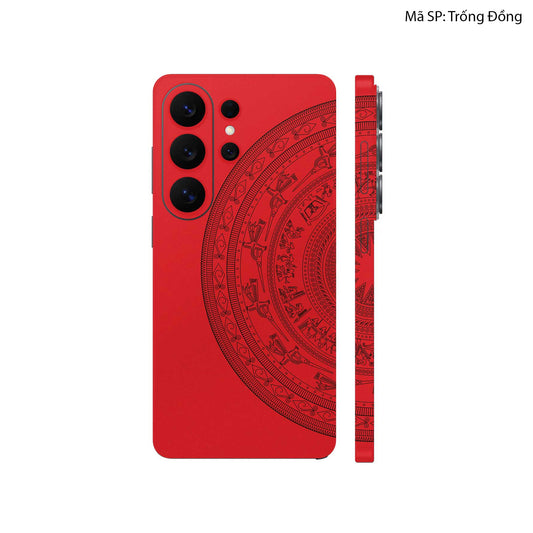 Dán Skin Galaxy S26 Series Hình Trống Đồng Đỏ