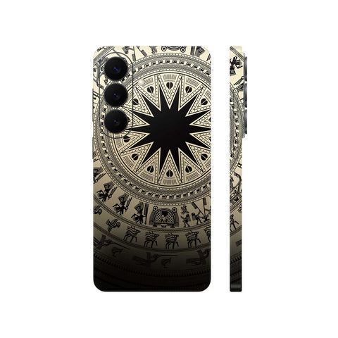 Dán Skin Galaxy S26 Series Hình Trống Đồng Stock Gold