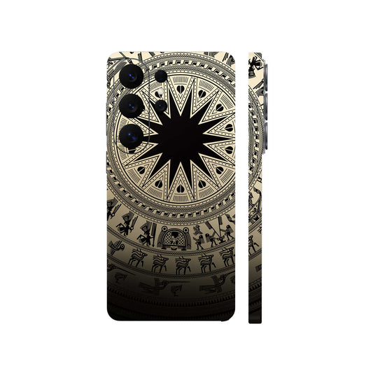 Dán Skin Galaxy S26 Series Hình Trống Đồng Stock Gold
