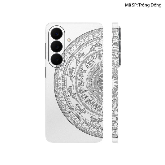 Dán Skin Galaxy S26 Series Hình Trống Đồng Trắng