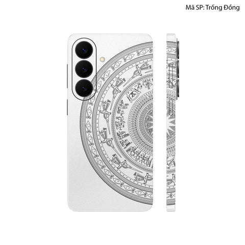 Dán Skin Galaxy S26 Series Hình Trống Đồng Trắng