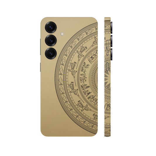 Dán Skin Samsung Galaxy S25 Series Hình Trống Đồng Vàng Đồng