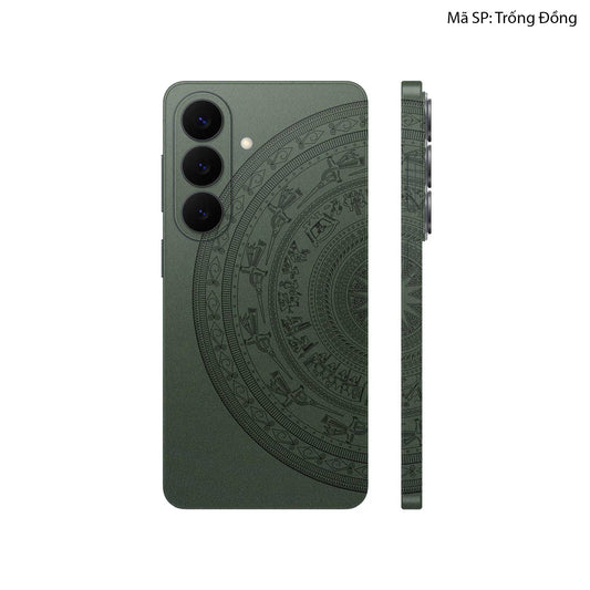 Dán Skin Galaxy S26 Series Hình Trống Đồng Xanh Midnight