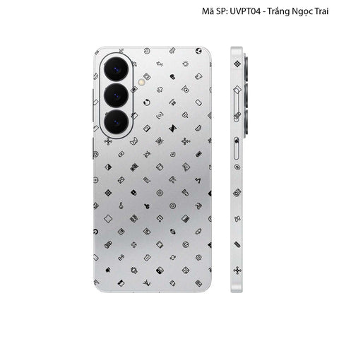 Dán Skin Samsung Galaxy S26 Series Vân Nổi ICON | UVPT04