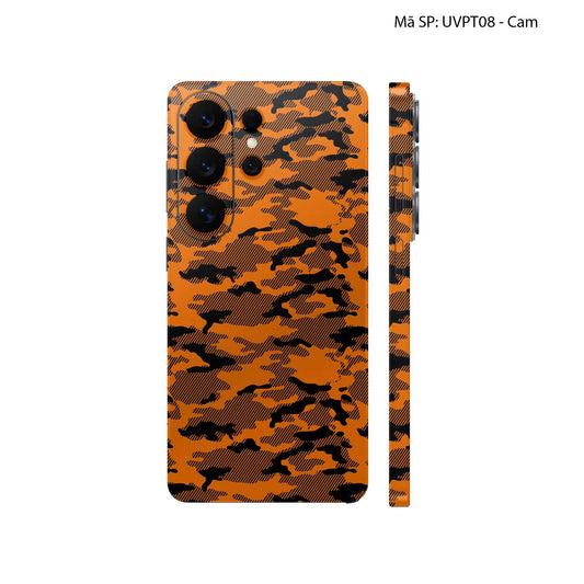Dán Skin Samsung Galaxy S26 Series Vân Nổi Camo Urban | UVPT08