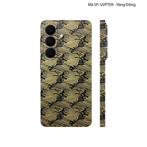 Dán Skin Samsung Galaxy S26 Series Vân Nổi Pattern Wave | UVPT09