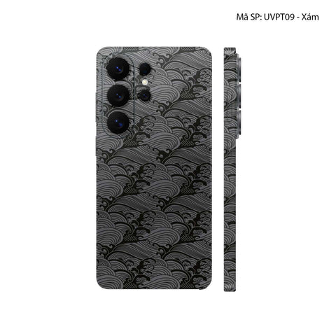 Dán Skin Samsung Galaxy S26 Series Vân Nổi Pattern Wave | UVPT09
