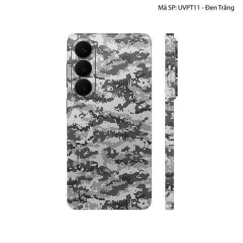 Dán Skin Samsung Galaxy S26 Series Vân Nổi Camo Digital | UVPT11