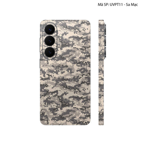 Dán Skin Samsung Galaxy S26 Series Vân Nổi Camo Digital | UVPT11