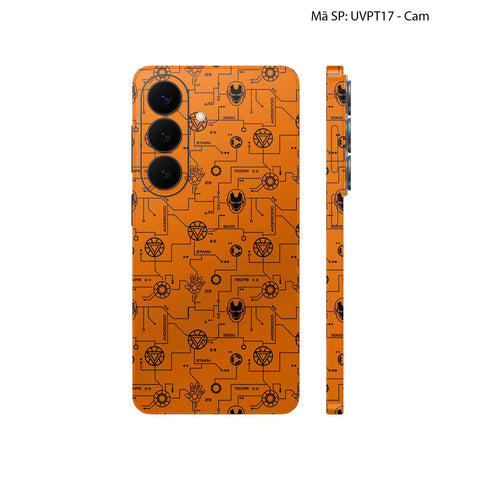 Dán Skin Samsung Galaxy S26 Series Vân Nổi Iron Man | UVPT17