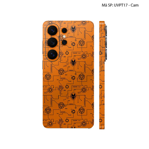 Dán Skin Samsung Galaxy S26 Series Vân Nổi Iron Man | UVPT17