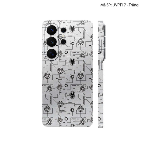 Dán Skin Samsung Galaxy S26 Series Vân Nổi Iron Man | UVPT17