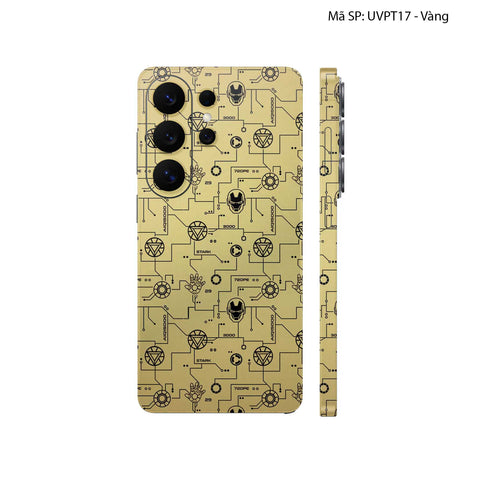 Dán Skin Samsung Galaxy S26 Series Vân Nổi Iron Man | UVPT17