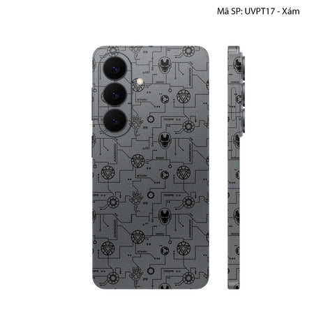 Dán Skin Samsung Galaxy S26 Series Vân Nổi Iron Man | UVPT17