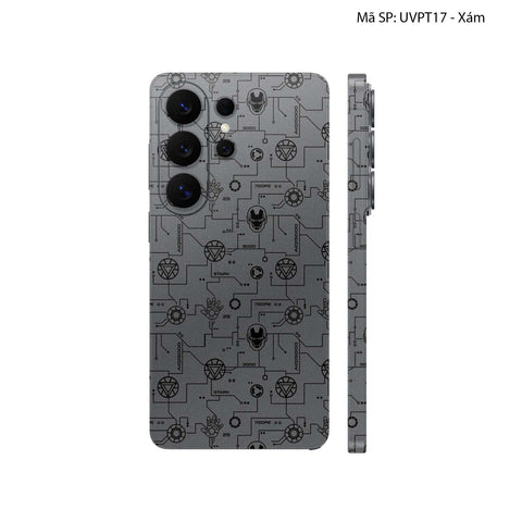 Dán Skin Samsung Galaxy S26 Series Vân Nổi Iron Man | UVPT17