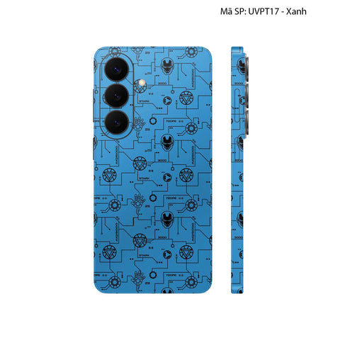 Dán Skin Samsung Galaxy S26 Series Vân Nổi Iron Man | UVPT17
