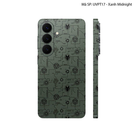 Dán Skin Samsung Galaxy S26 Series Vân Nổi Iron Man | UVPT17