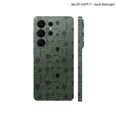 Dán Skin Samsung Galaxy S26 Series Vân Nổi Iron Man | UVPT17
