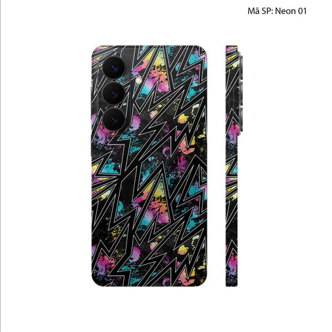 Dán Skin Samsung Galaxy S26 Series Vân Nổi Neon | UVPT19