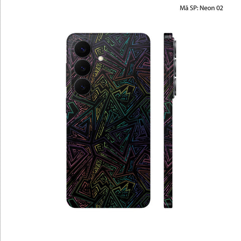 Dán Skin Samsung Galaxy S26 Series Vân Nổi Neon | UVPT19