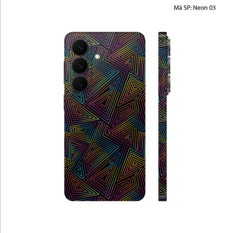 Dán Skin Samsung Galaxy S26 Series Vân Nổi Neon | UVPT19