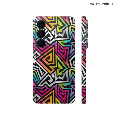 Dán Skin Samsung Galaxy S26 Series Vân Nổi Graffiti | UVPT20