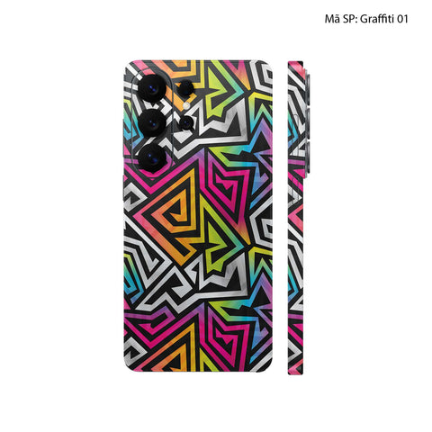 Dán Skin Samsung Galaxy S26 Series Vân Nổi Graffiti | UVPT20